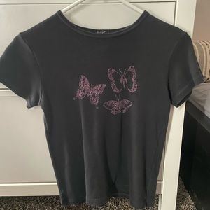 john galt butterfly t-shirt